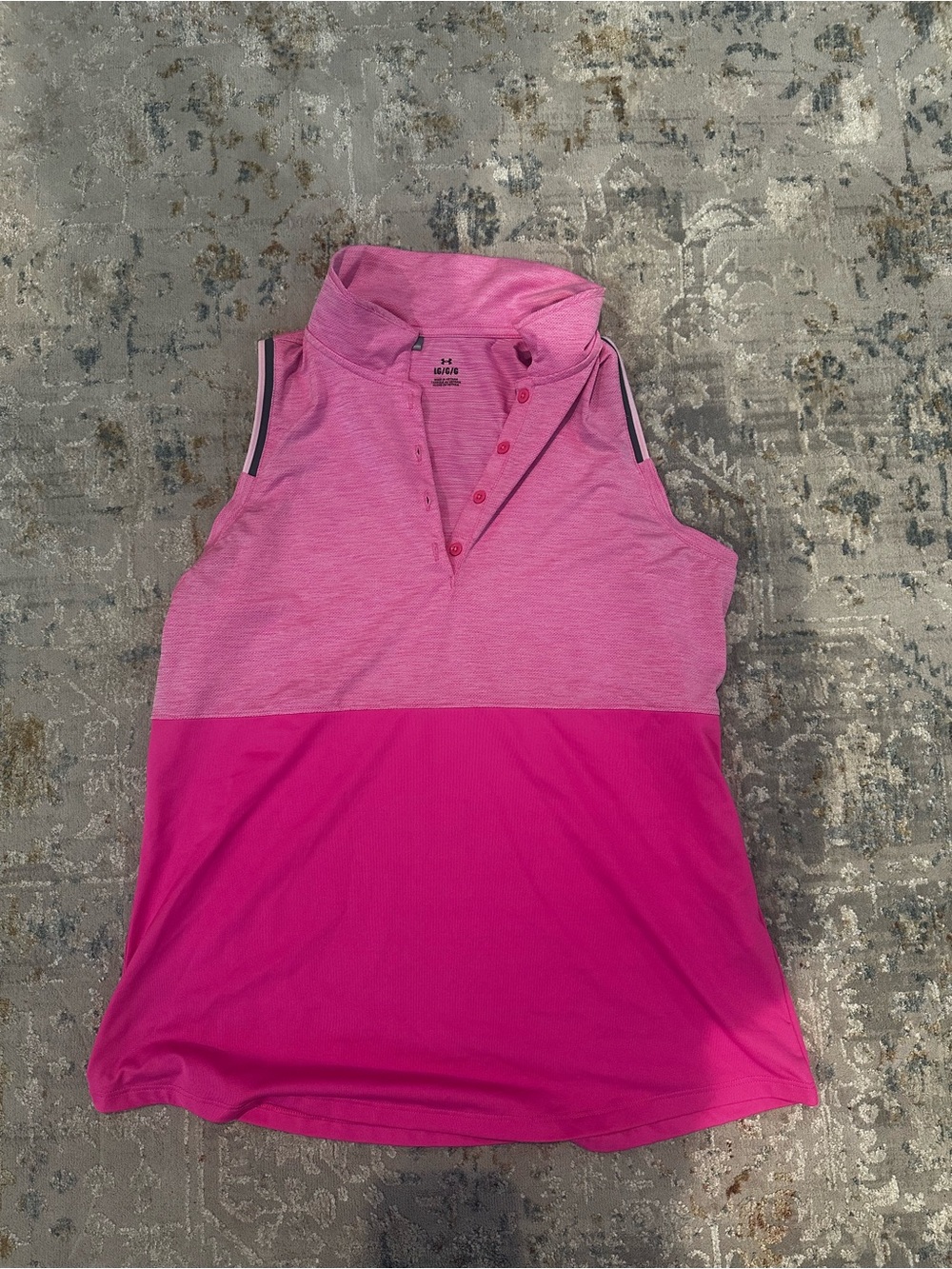 Under Armour Pink Golf Tank Top